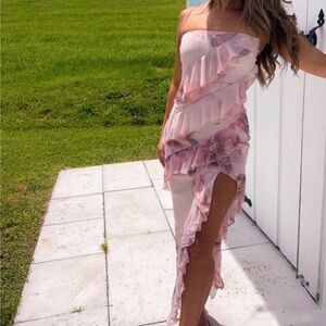 Pink Floral Dress ✨